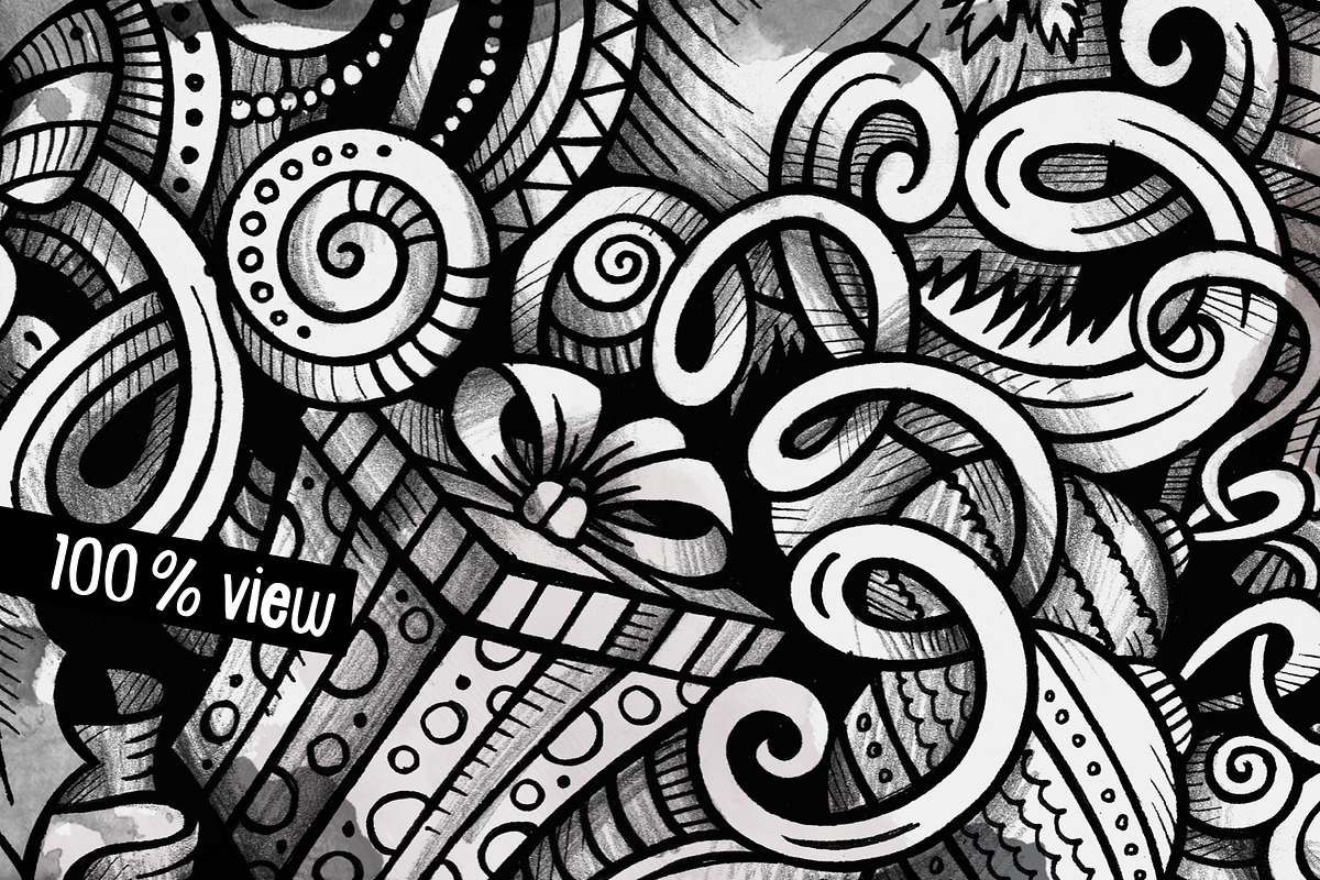 New Year Graphic Doodle Illustration, an Object Illustration by BALABOLKA (Photo 3 of 3)