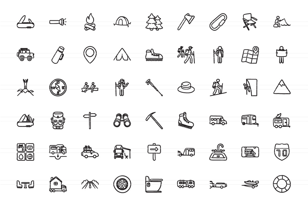 2100 Hand drawn vector icons, an Outline Icon by Visual Generation (Photo 31 of 43)