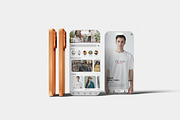 Phone 17 Pro Screen Mockup, an iPhone Mockup by scribrostudio (Thumbnail 11 of 13)