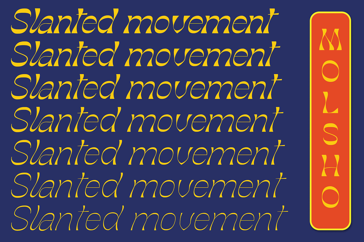 Molex Shoora | Reverse Contrast Font, a Handwritten Font by Jolicia Type (Photo 8 of 11)