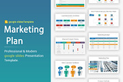 Marketing Plan Google Slides, a Presentation Template by OceanArt (Thumbnail 1 of 17)