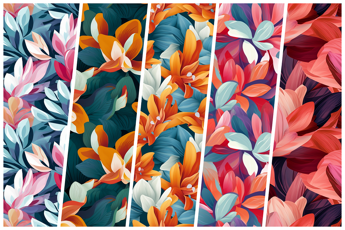 Petal Power Seamless Pattern, a Pattern Graphic by STUDIO CHOTI (Photo 3 of 5)
