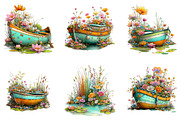 Lake Scene Nature Landscape, a Seasonal Illustration by CreationArt (Thumbnail 5 of 6)