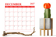 2027 12x12 COLOR Calendar Template, a Stationery Template by Running With Foxes (Thumbnail 6 of 6)