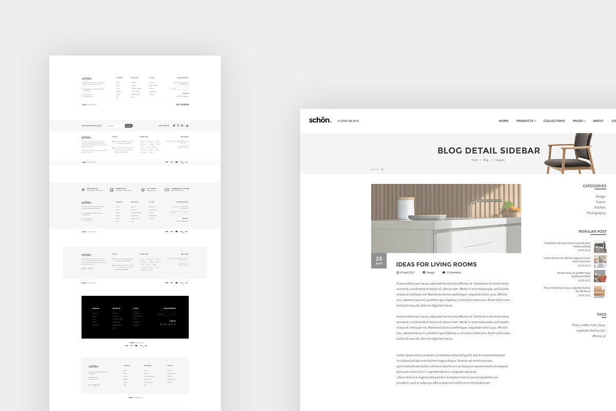 schön. eCommerce .PSD Template, a Websites & App Template by Metin Kazan (Photo 7 of 8)