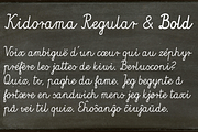 Kidorama - 2 fonts, a Script Font by Leitmotif (Thumbnail 1 of 2)