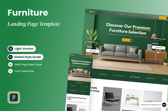Forme - Furniture Landing Page preview 5
