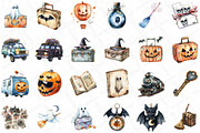 Spooky Halloween Travel Clipart, an Illustration by DreamPrint404 (Thumbnail 2 of 5)