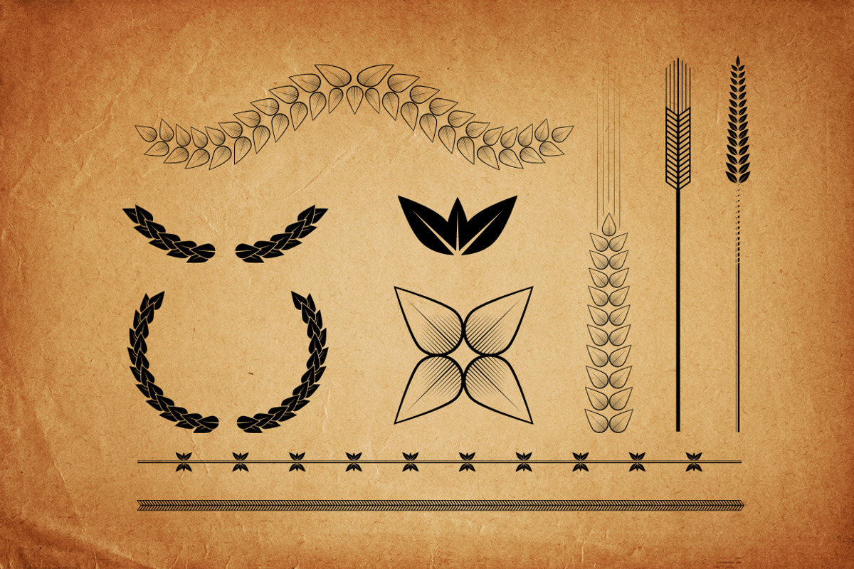 Over 250 Vector Decorative Elements preview 2