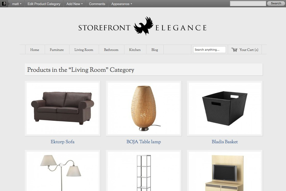 Elegance - WP eCommerce Theme!, a WordPress Template by Storefront Themes (Photo 2 of 5)