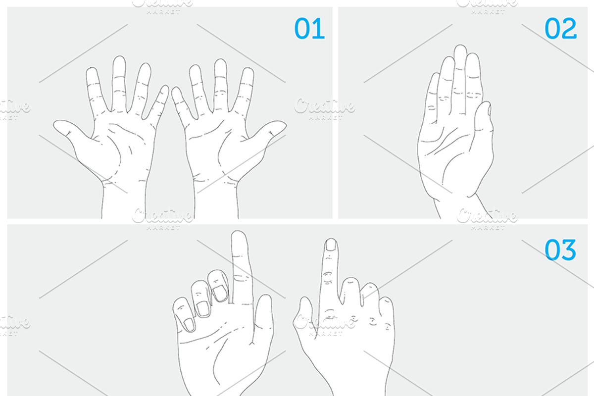 Hand Gestures, an Object Graphic by Olga Stanis (Photo 2 of 2)