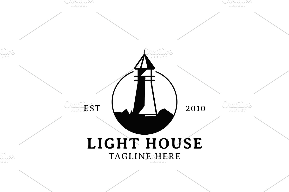 Lighthouse Logo Design Inspiration, a Branding & Logo Template by AlvinStd