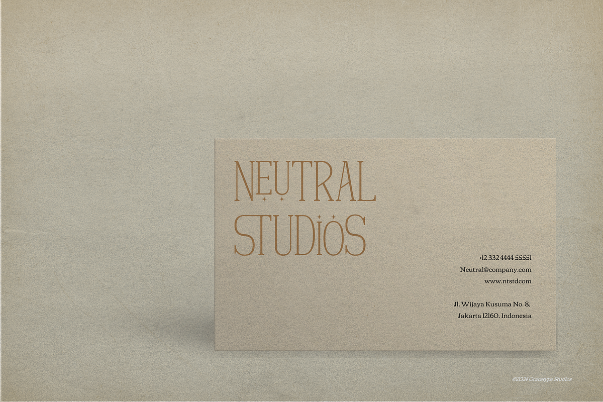 Bratan Safioor Modern Display Serif, a Serif Font by gracetype_studio (Photo 9 of 12)