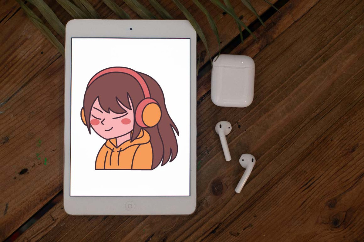 9 Cute Gamer Girl Wearing Headset, a Person Illustration by jongcreative (Photo 5 of 6)