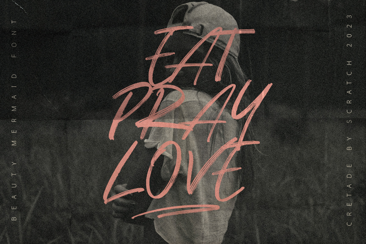 Beauty Mermaid | Signature Script, a Handwritten Font by Scratch Design (Photo 5 of 14)