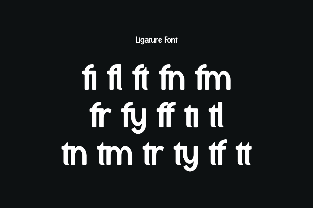 Mono Glafteb - Modern Brand Font, a Sans Serif Font by Iqsiart Studio (Photo 13 of 14)