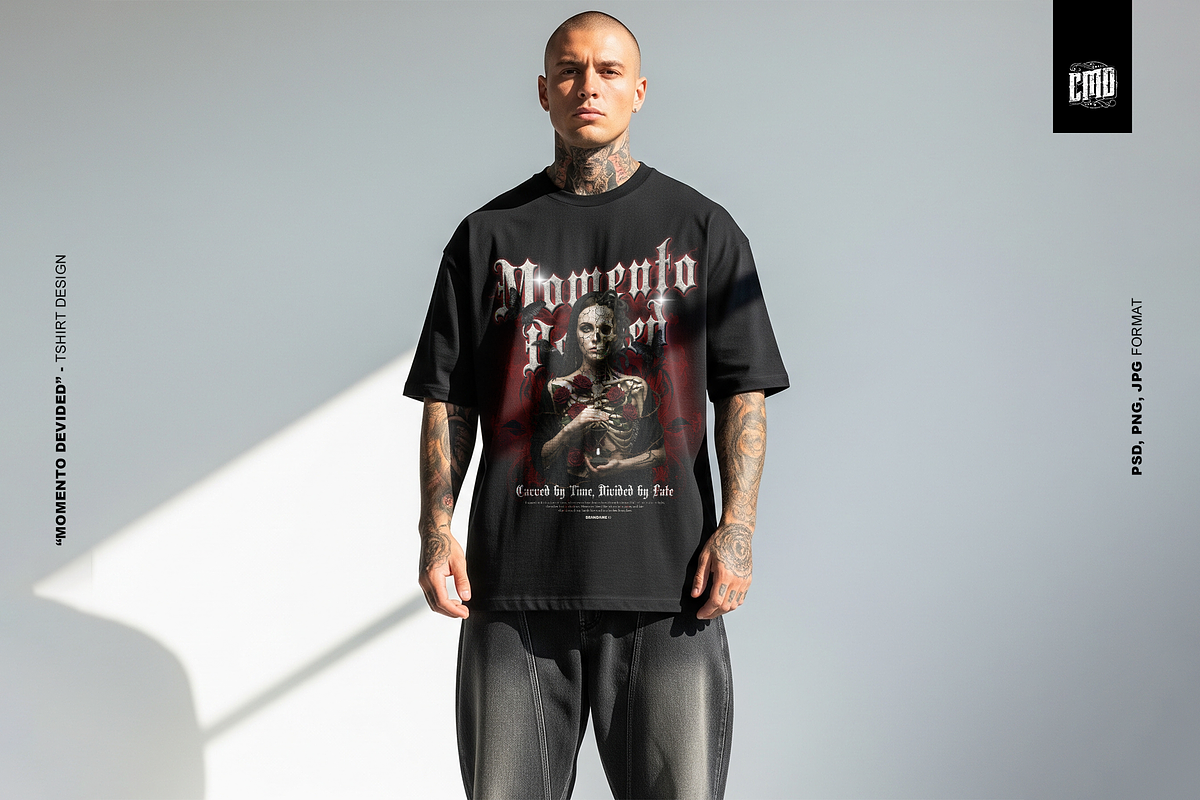 Momento Devided - Tshirt Design, an Object Graphic by Cmd Project (Photo 9 of 10)