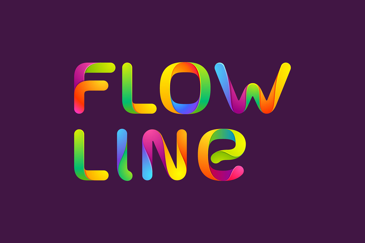 Flowline font