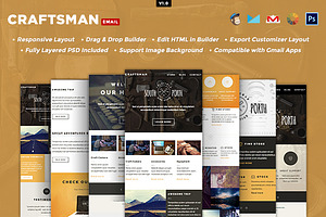 Email, E-shot, Notification Bundle, an Email Template by NancyS