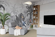 Wallpaper mockup Luxury living room, a Household Mockup by Hunny Badger (Thumbnail 5 of 6)