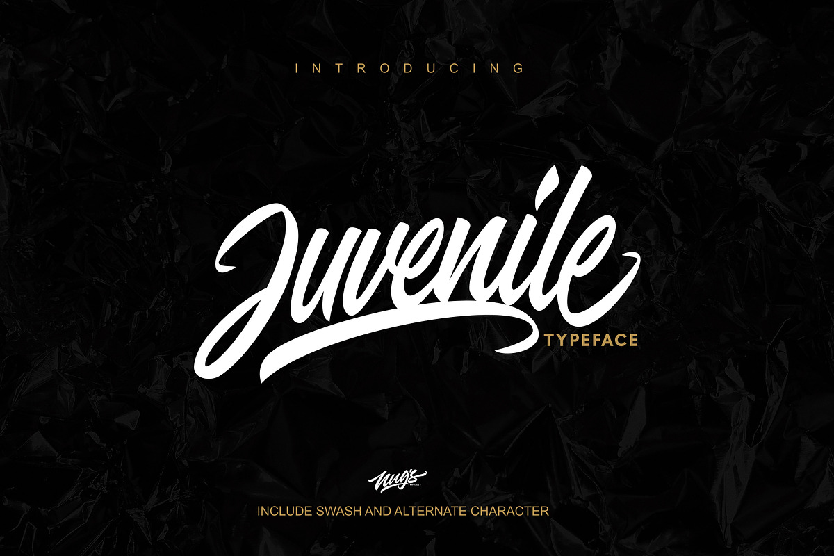 Juvenile Typeface preview 4