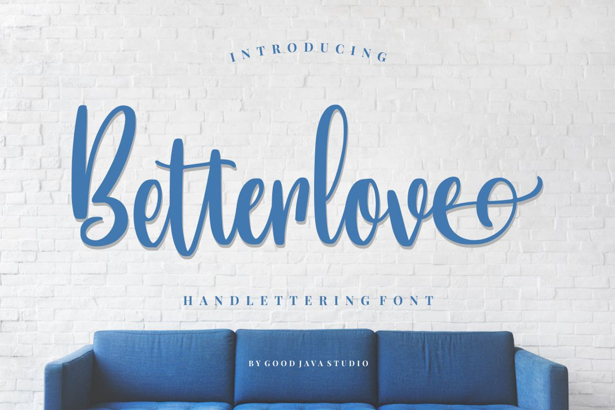Betterlove - Handlettering Font