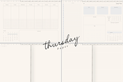 2025 digital planner with hyperlink, a Print Template by Thursdaypaper (Thumbnail 4 of 10)