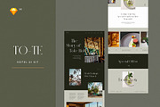 Tote | Hotel UI KIT Template, a Landing Page Template by Skolastika Phoebe (Thumbnail 1 of 8)