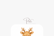 26 Reindeer Clipart, an Animal Illustration by Pati Charm Studio (Thumbnail 6 of 8)
