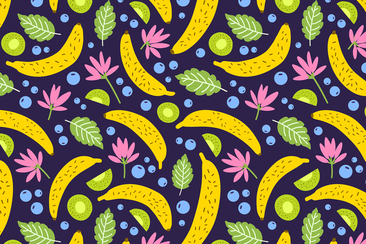Summer cards, seamless patterns, a Decorative Illustration by Good Studio (Photo 10 of 19)