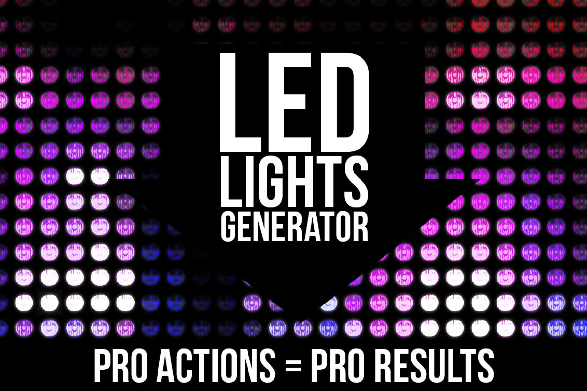 Led Lights Generator PS Actions preview 3