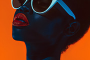109 Fashion models in sunglasses, a Beauty & Fashion Photo by Handmadefont (Thumbnail 16 of 113)