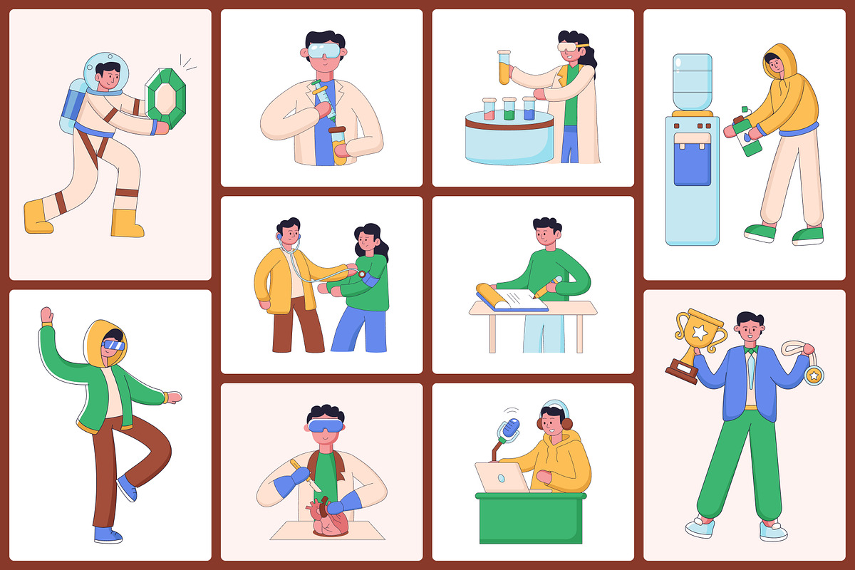 Innovation &Tech Illustration Bundle, a Technology Illustration by Creative Stall (Photo 5 of 15)