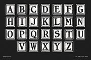Antique Block Print Font, a Serif Font by Century Library (Thumbnail 3 of 5)