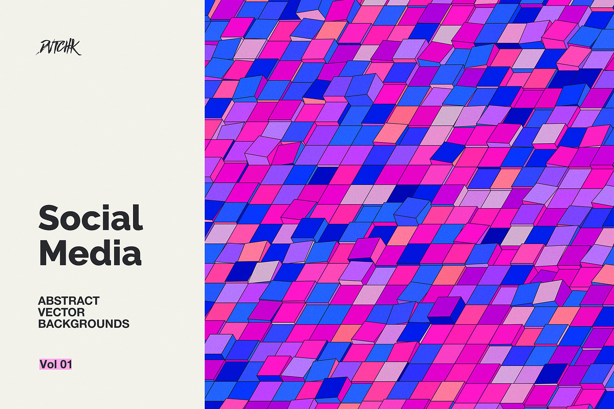 Social Media Vector Backgrounds V 01, a Background Graphic by dvtchk (Photo 1 of 10)