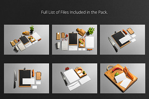 Restaurant & Bar /Stationery Mock-Up