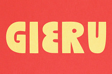 Gieru | Handmade Display Font