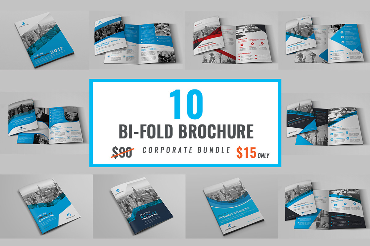Corporate Brochure Bundle, a Brochure Template by design_pick (Photo 1 of 11)