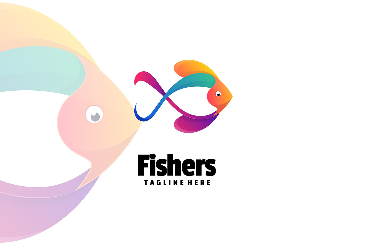 Fishers Gradient Colorful logo Desig, a Branding & Logo Template by ModalTampang