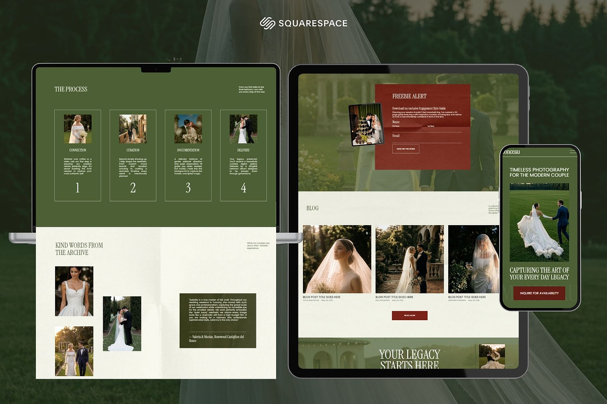 Photographer Squarespace Website, a Squarespace Template by OliaMuseDesign (Photo 7 of 9)