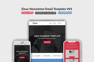 Zinuc ECommerce Newsletter Email V01