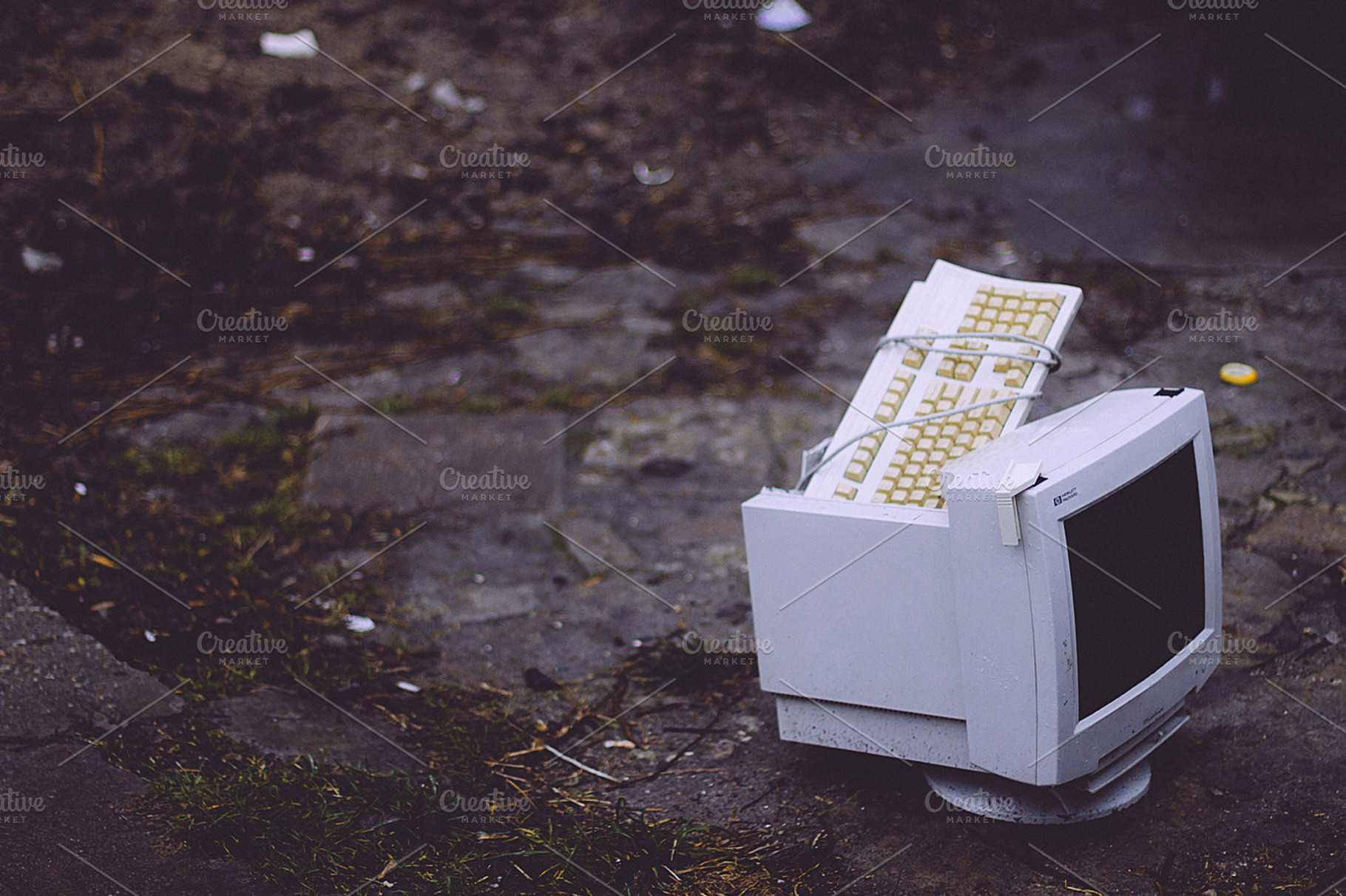 Abandoned computer, an Abstract Photo by rostek