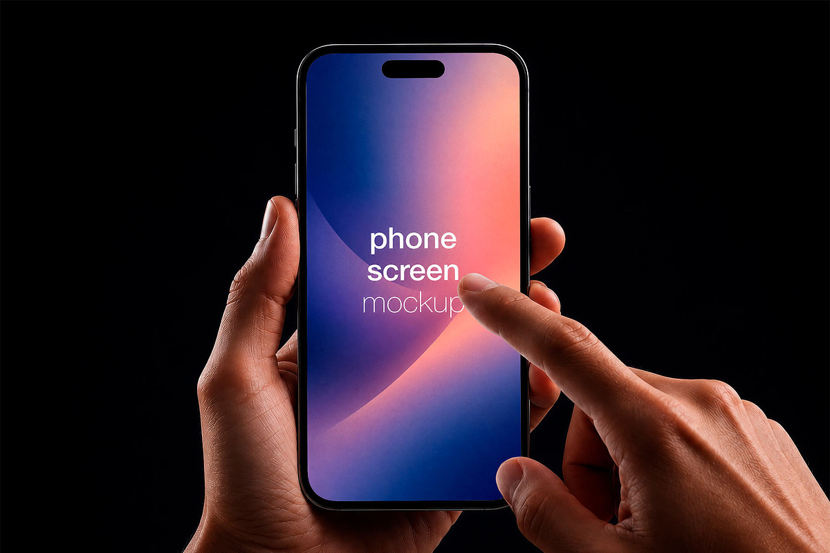 Phone Screen Mockups Pack, an Android Mockup by McLittle Stock (Photo 8 of 13)