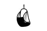 Hanging Egg Chair Silhouette Bundle, an Illustration by Designer_Momina (Thumbnail 35 of 51)