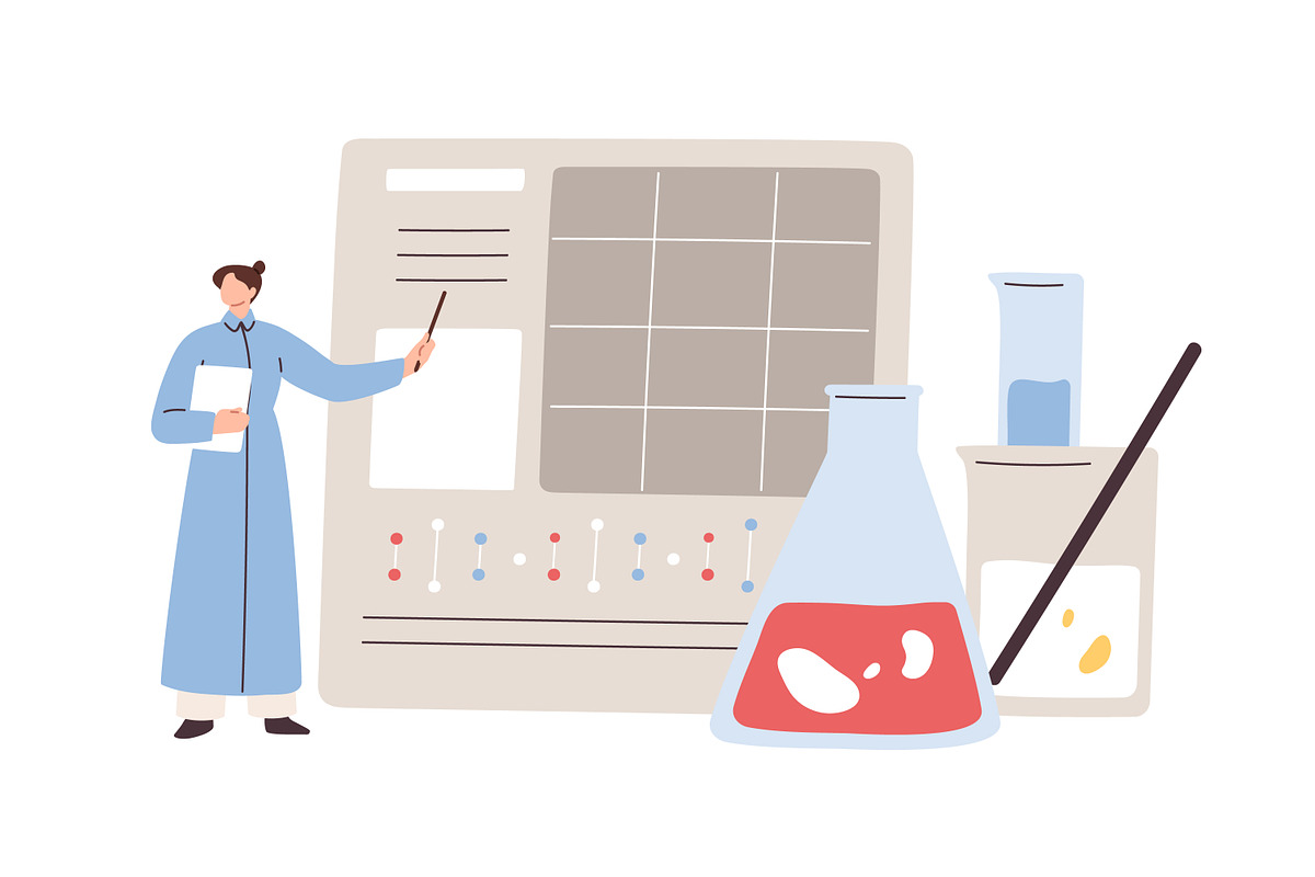 Scientists conduct research concept, a Healthcare Illustration by Good Studio (Photo 4 of 10)