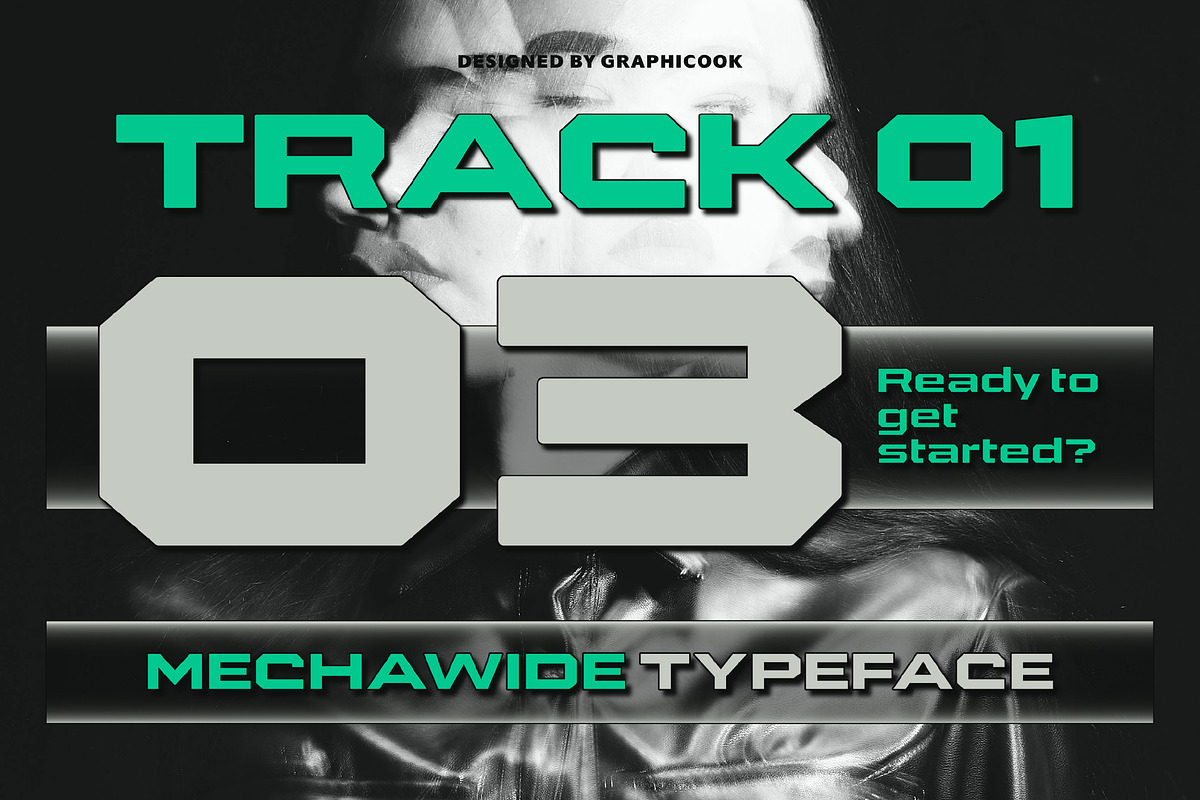 Mechawide, a Sans Serif Font by graphicook (Photo 4 of 10)