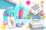 Christmas Deer Watercolor Clipart, an Animal Illustration by RabbitAndPencil (Thumbnail 6 of 9)