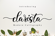 Clarista Script, a Script Font by Nissa Studio (Thumbnail 1 of 12)
