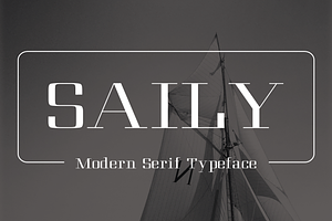 Saily - Modern Typeface