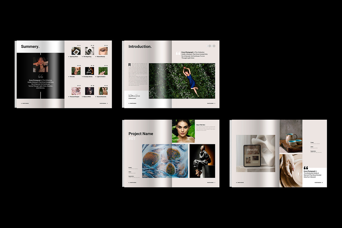 Fashion Photobook Template, a Magazine Template by Spark_Creative (Photo 9 of 11)